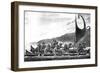 A Canoe of the Sandwich Islands, Late 18th Century-Page-Framed Premium Giclee Print