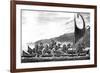 A Canoe of the Sandwich Islands, Late 18th Century-Page-Framed Giclee Print