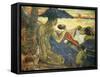 A Canoe (Tahitian Family), 1896-Paul Gauguin-Framed Stretched Canvas