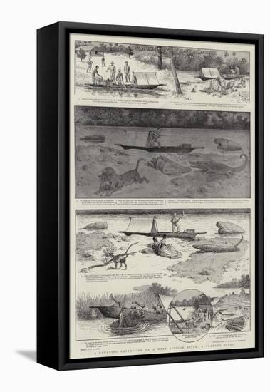 A Canoeing Expedition on a West African River, a Trader's Story-William Ralston-Framed Stretched Canvas