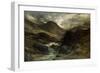 A Canyon, 1878-Gustave Doré-Framed Giclee Print