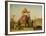 A Caparisoned Elephant - Scene Near Delhi (A Scene in the East Indies), 1832-William Daniell-Framed Giclee Print