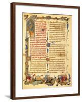 A Capital Letter from Secreta Fidelium Crucis by Marino Sanudo Know as Il Giovane-null-Framed Giclee Print
