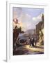 A Capriccio of a Mediterranean Port-Johannes Lingelbach-Framed Giclee Print