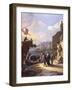 A Capriccio of a Mediterranean Port-Johannes Lingelbach-Framed Giclee Print