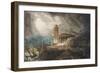 A Capriccio of a Roman Port During a Storm-Joseph Michael Gandy-Framed Giclee Print