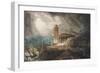 A Capriccio of a Roman Port During a Storm-Joseph Michael Gandy-Framed Giclee Print