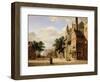 A Capriccio of a Town Square-Jan Van Der Heyden-Framed Giclee Print