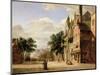 A Capriccio of a Town Square-Jan Van Der Heyden-Mounted Giclee Print