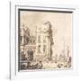 A Capriccio of a Venetian Palace Overlooking a Piazza with an Obelisk-Canaletto-Framed Giclee Print