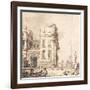 A Capriccio of a Venetian Palace Overlooking a Piazza with an Obelisk-Canaletto-Framed Giclee Print