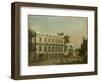 A Capriccio of Buildings in Whitehall, C.1754-Canaletto-Framed Giclee Print