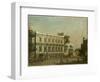 A Capriccio of Buildings in Whitehall, C.1754-Canaletto-Framed Giclee Print