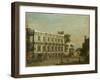 A Capriccio of Buildings in Whitehall, C.1754-Canaletto-Framed Giclee Print