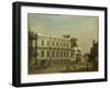 A Capriccio of Buildings in Whitehall, C.1754-Canaletto-Framed Giclee Print