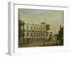 A Capriccio of Buildings in Whitehall, C.1754-Canaletto-Framed Giclee Print