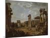 A Capriccio of the Roman Forum, 1741-Giovanni Paolo Pannini or Panini-Mounted Giclee Print