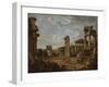 A Capriccio of the Roman Forum, 1741-Giovanni Paolo Pannini or Panini-Framed Giclee Print