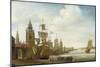 A Capriccio View of the Port of Antwerp-Jan Karel Donatus Van Beecq-Mounted Giclee Print
