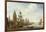 A Capriccio View of the Port of Antwerp-Jan Karel Donatus Van Beecq-Framed Giclee Print