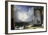 A Capriccio View with Classical Ruins by the Sea-Leonardo Coccorante-Framed Giclee Print