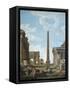 A Capriccio with Roman Ruins and a Scene from the Life of Belisarius-Giovanni Paolo Panini-Framed Stretched Canvas