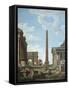 A Capriccio with Roman Ruins and a Scene from the Life of Belisarius-Giovanni Paolo Panini-Framed Stretched Canvas