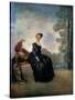 A Capricious Woman (La Boudeus), 1718-Jean-Antoine Watteau-Stretched Canvas