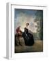 A Capricious Woman (La Boudeus), 1718-Jean-Antoine Watteau-Framed Giclee Print