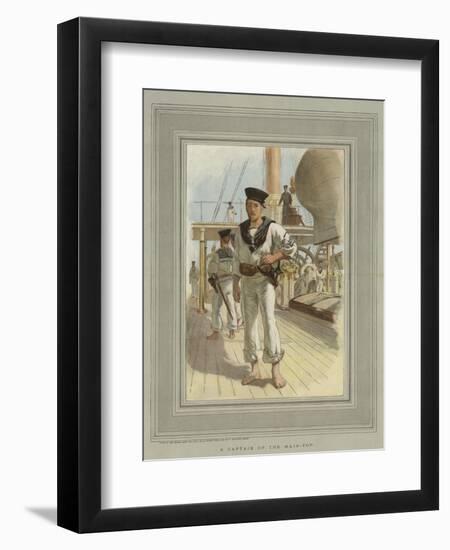 A Captain of the Main-Top-William Christian Symons-Framed Giclee Print