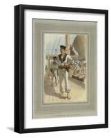 A Captain of the Main-Top-William Christian Symons-Framed Giclee Print