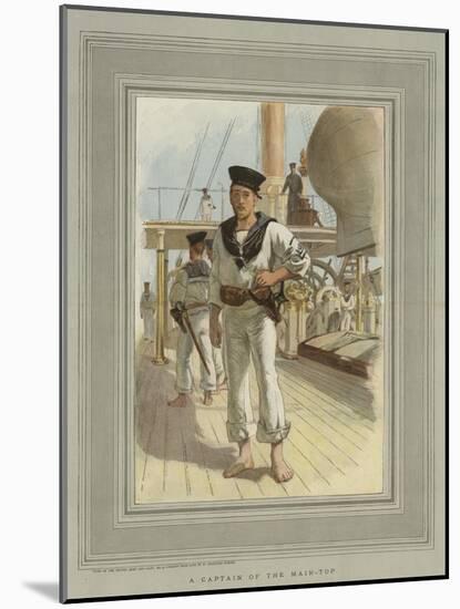 A Captain of the Main-Top-William Christian Symons-Mounted Giclee Print