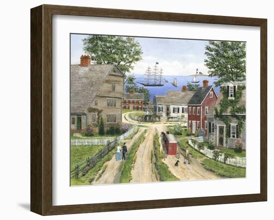 A Captian's Walk to Sea-Bob Fair-Framed Giclee Print