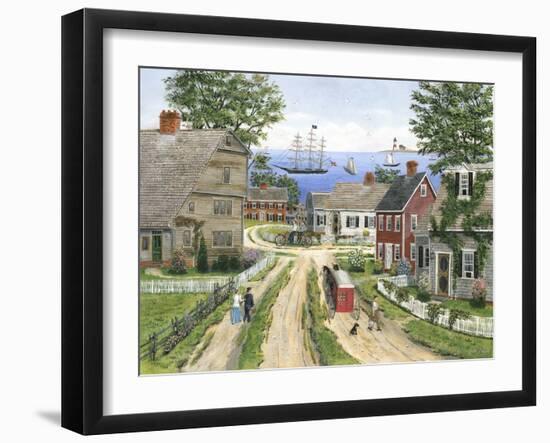 A Captian's Walk to Sea-Bob Fair-Framed Giclee Print