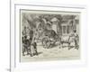 A Captive King, a Scene on an Indian Public Highway-null-Framed Giclee Print