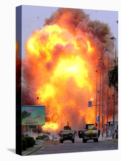 A Car Bomb Explodes-null-Stretched Canvas