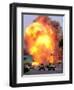 A Car Bomb Explodes-null-Framed Photographic Print