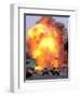 A Car Bomb Explodes-null-Framed Photographic Print