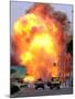 A Car Bomb Explodes-null-Mounted Photographic Print