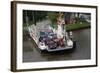 A Car Ferry on the Kiel Canal, Germany-Dennis Brack-Framed Photographic Print