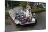 A Car Ferry on the Kiel Canal, Germany-Dennis Brack-Mounted Photographic Print