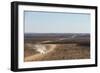 A Car Leaves a Cloud of Dust as it Apporachs Along the Long Dusty Road from the Fish River Canyon-Alex Treadway-Framed Photographic Print