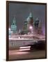 A Car Rides by the Moscow Kremlin-null-Framed Photographic Print