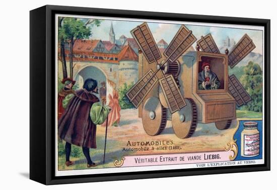 A Car with Blades, 1460-null-Framed Stretched Canvas