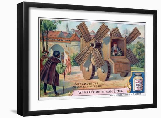 A Car with Blades, 1460-null-Framed Giclee Print