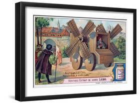 A Car with Blades, 1460-null-Framed Giclee Print