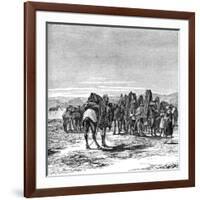 A Caravan on the Banks of the Euphrates, 1895-null-Framed Giclee Print