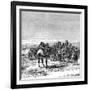 A Caravan on the Banks of the Euphrates, 1895-null-Framed Giclee Print