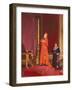 A Cardinal Looking at Napoleon's Throne-Jean Georges Vibert-Framed Giclee Print