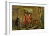 A Caricature Group in Florence, C.1760-Thomas Patch-Framed Giclee Print